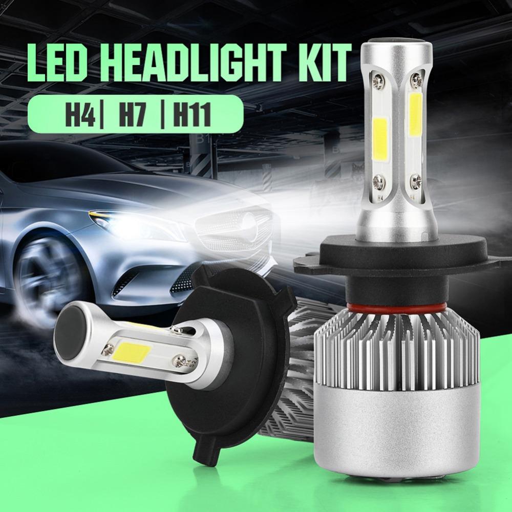 H4 H7 H11 Led Bulb COB Car LED Headlight Bulbs Hi-Lo Beam 6000K Car Headlamp 12V LED Light Car Lights Car Accessories Head Lamp Bulbs 7