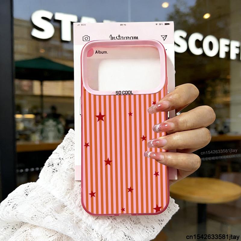 

Blue Pink Star Striped Design Phone Case For Xiaomi Redmi 15 15C 14C 13C 12C 13 12 10 A1 A2 A3 A5 9T K60 K40 4G 5G Anti Matte Redmi 15C