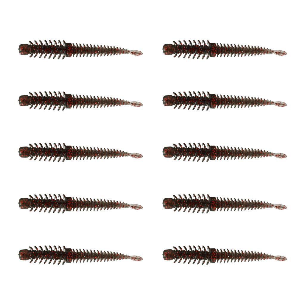 10pcs Soft Lure Worm Artificial Baits Wobblers 8.5/7.5/6.5cm Topwater Floating Fishing Lure for Trout Fishing Swimbait