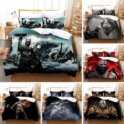 Jogo de Cama Filme Três Peças Capa de Edredom Estampada Impressão Digital 3D Kit Edredom