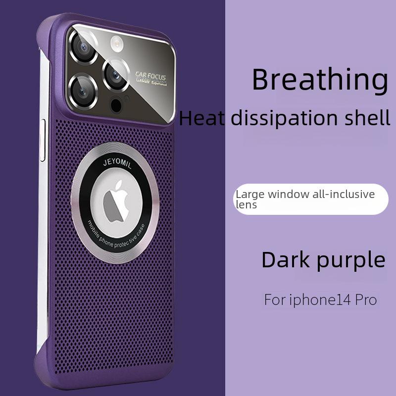 

Apple iPhone 16 Pro Magnetic Case with Lens Support - Borderless Design iPhone 15 Pro