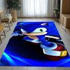 Retro S-Sonic Cartoon Games Living Room Non-Slip Area Rug Soft Carpet for Bedroom Kids Playroom Sofa,Home Decor Doormat Gift