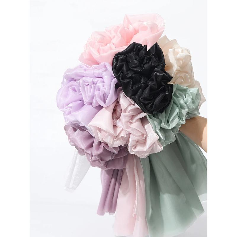 1pc Sweets Princess Skirt Elastic Packaging Film, Floral Yarn Pearl Silk Flower Wrapping Paper Materials for Bouquet Flower Shop
