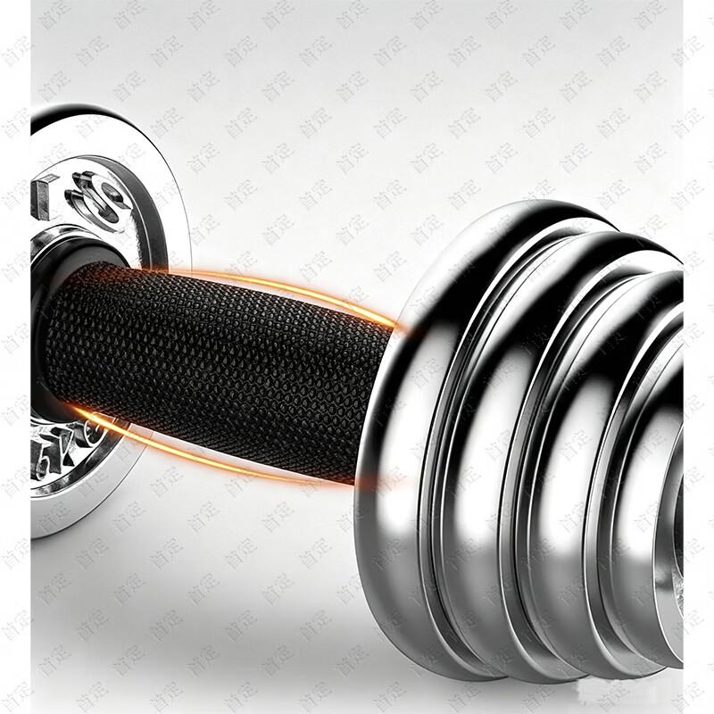 Shouding Electroplated Fitness Barbell & Dumbbell Set