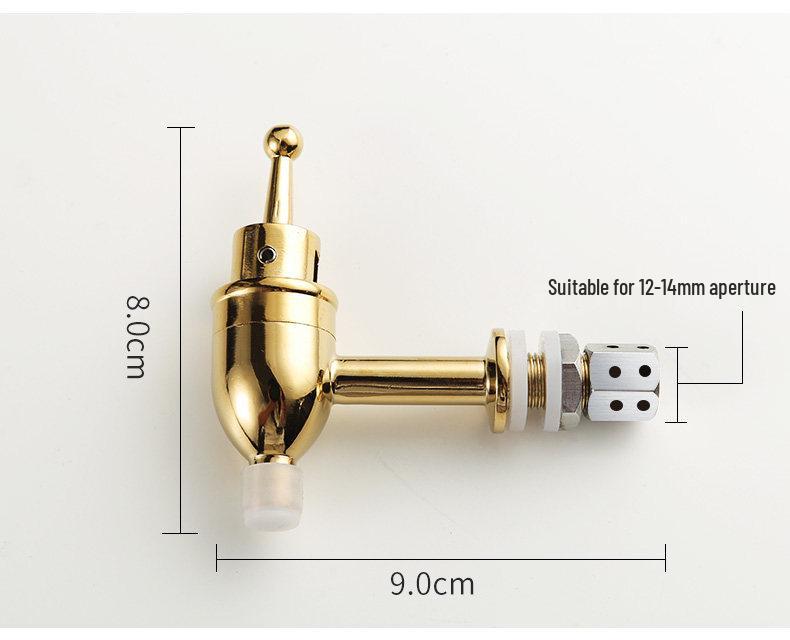 304 Stainless Steel Alcohol Infusion Faucet for Bottles, Barrels, Cans, Jars, and Pots.