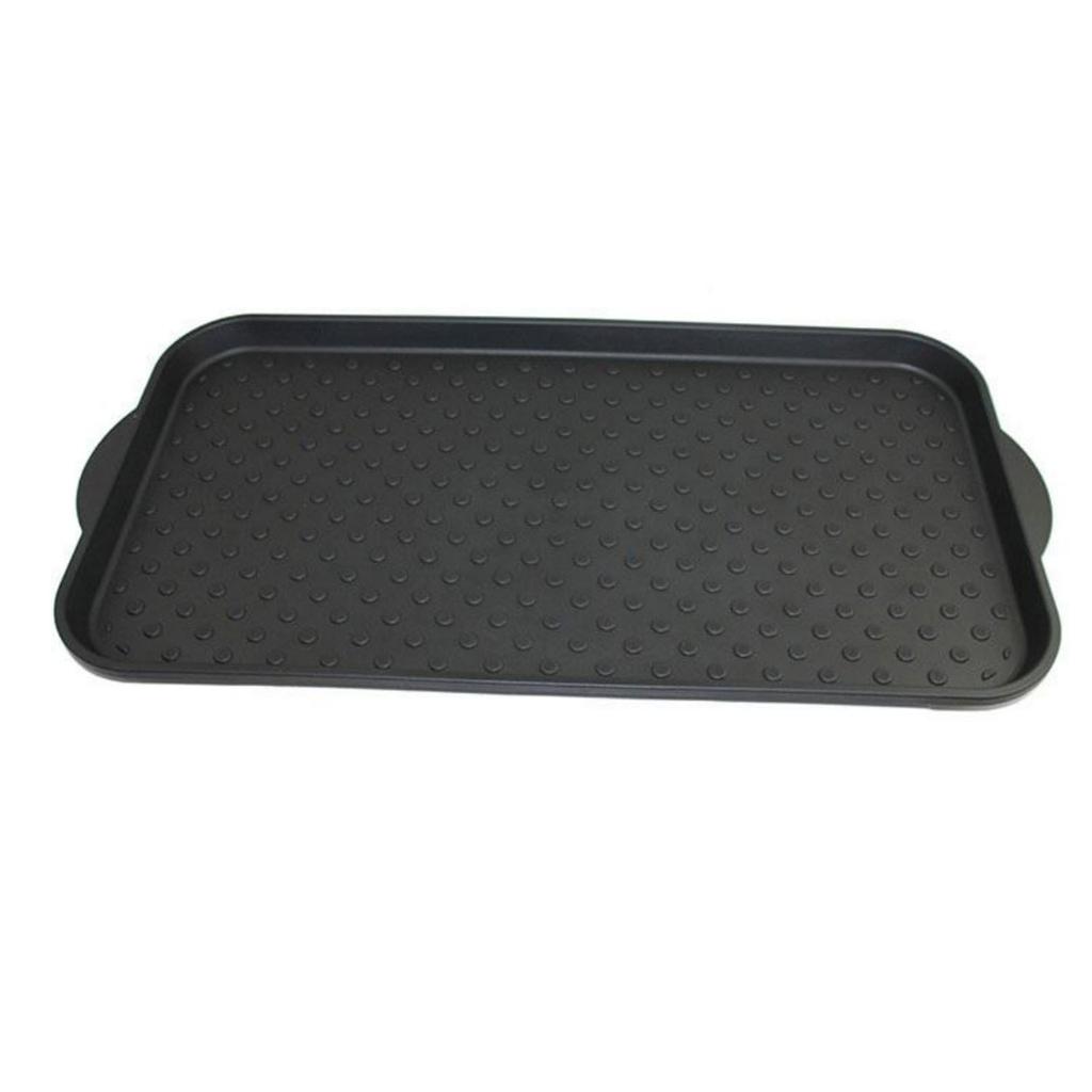 Boot Tray for Entryway Indoor Outdoor PP Shoe Mat Water Proof Shoes Tray Multi Purpose Anti Slip Black