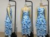 In Stock: Elegant One-Shoulder Strap Dress with Print - Summer Collection