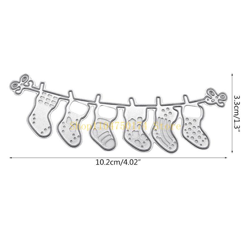 Christmas Sock Metal Cutting Dies Stencils Crafts Cards Cutting Die Cut Top Sale