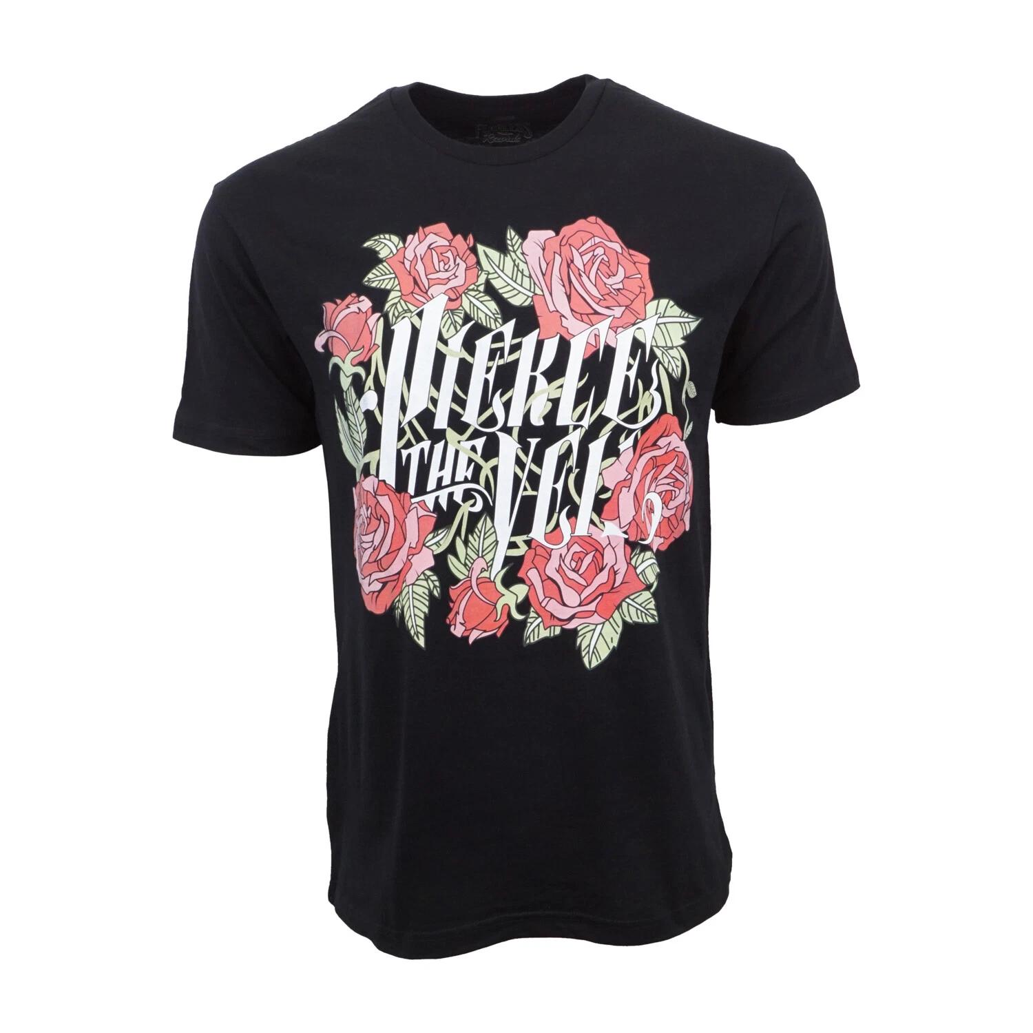 PIERCE THE VIEL ROSES UNISEX ADULT T SHIRT XXXL