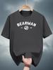 Bearman Graphic T-shirt - Casual Summer Short Sleeve Tee with Bold Print