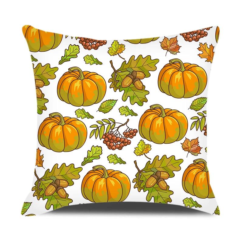 Summer Home Decor Pillow Cover 18x18 Inches Cartoon Fruits Printed Pillowcase Sofa Chair Seat Decorative Pillows Cushion Covers