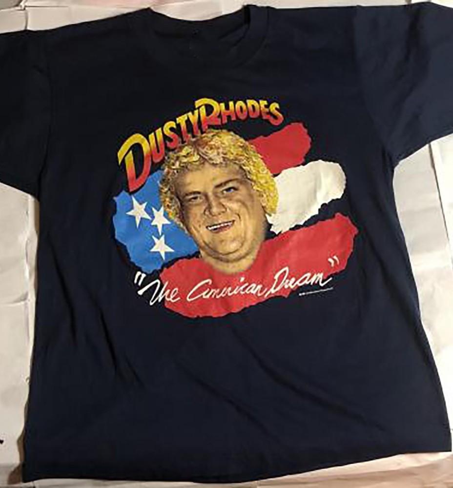 Vintage DUSTY RHODES Black Shirt Short Sleeve Unisex All size S-5XL OM496 Unisex T-Shirt XL