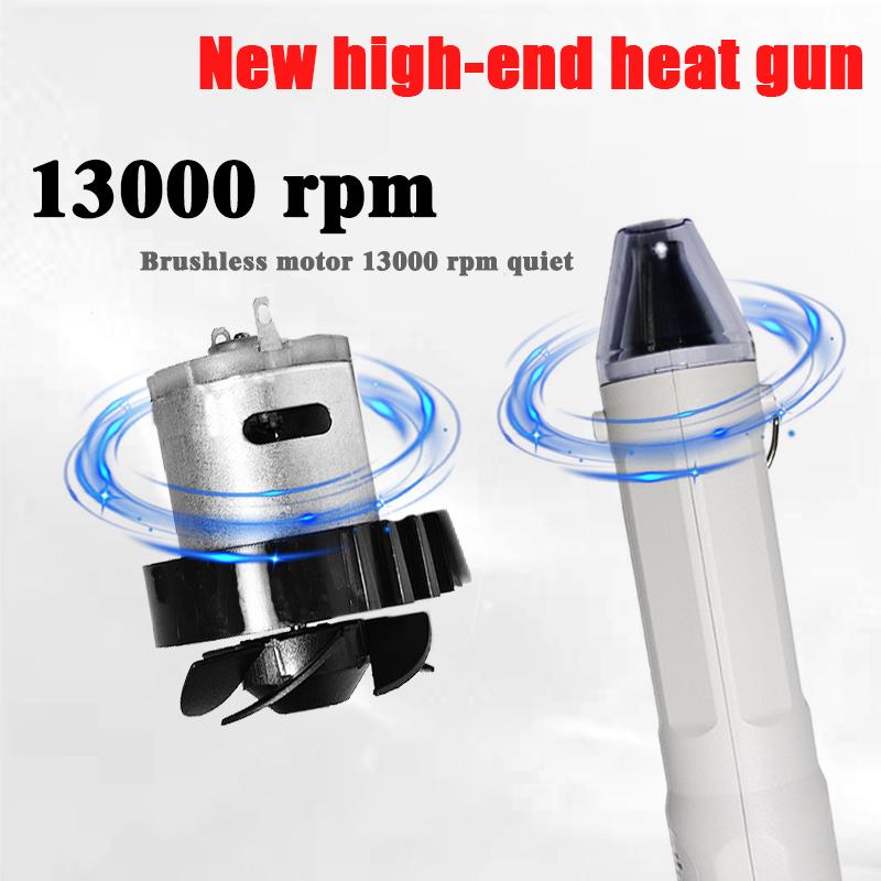 Upgraded 220V Hot Air Gun Soldering Temperature Blower Gun DIY Crafts Hot Dryer Mini Heat Gun For Shrink Tubing Car Wrap