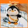 Chaveiro de Pinguim de Pelúcia com Pelúcia Curta Macia para Crianças e Adultos Presente