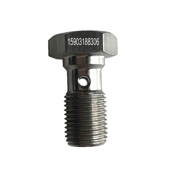 stainless steel 304 banjo single hole bolt Stainless Steel Banjo Bolt Screw