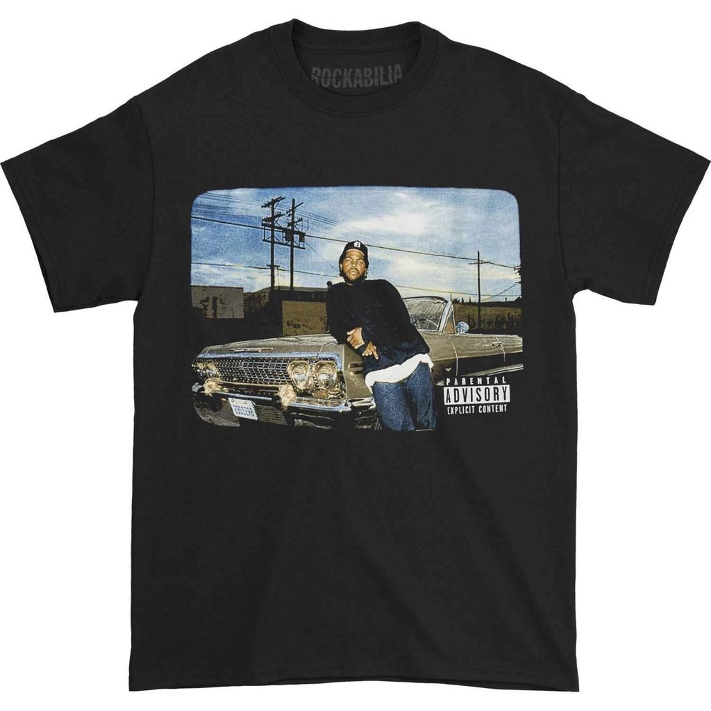 Officially licensed Ice Cube Impala Leaning Mens Black T Shirt Ice Cube Tee