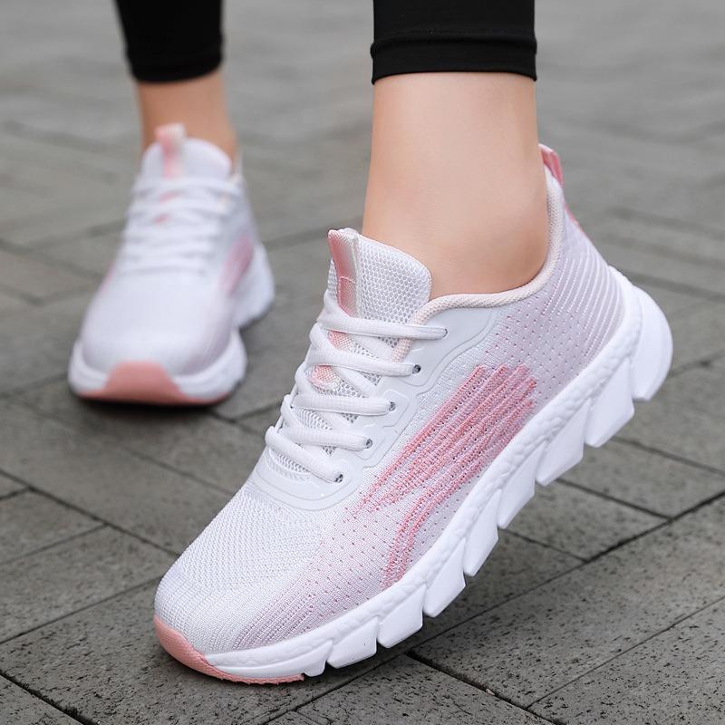 

Women s Mesh Running Shoes Breathable Casual Sport Sneakers 35 рожевий