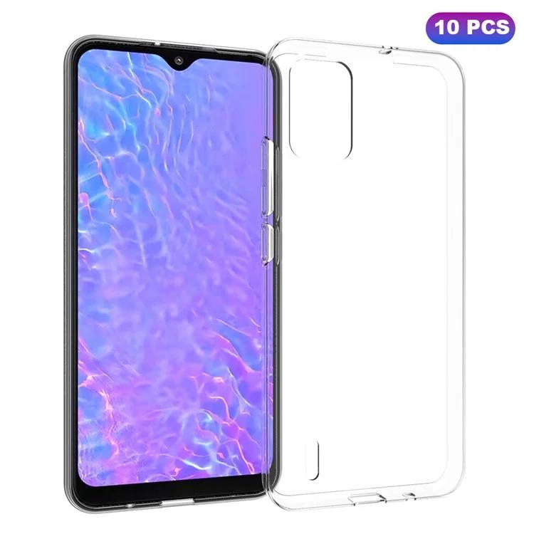 

10 шт./упак. для Nokia C210, чехол из ТПУ, нескользящий, без водяных знаков, чехол для мобильного телефона
