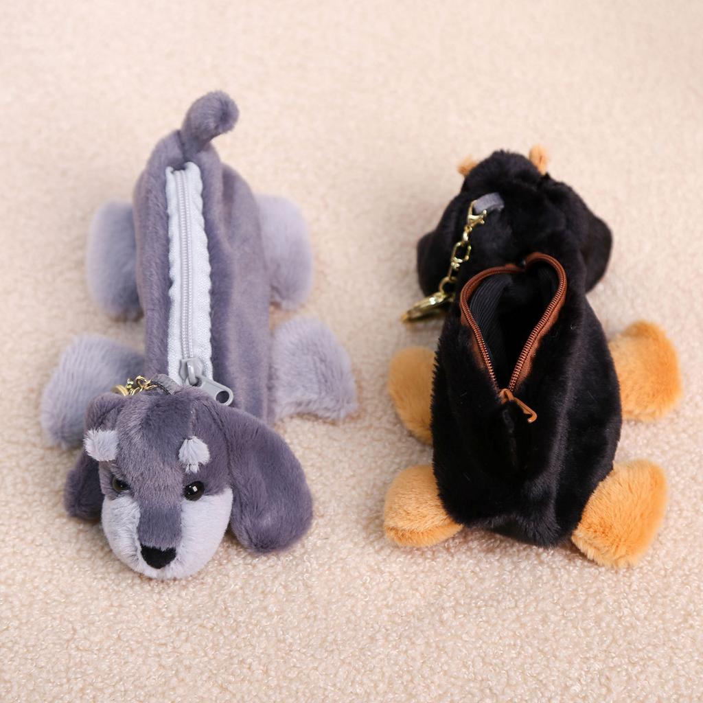 Dachshund Change Bag Small Doll Doll Pendant Keychain Dog Doll Plush Toy Bag Pendant