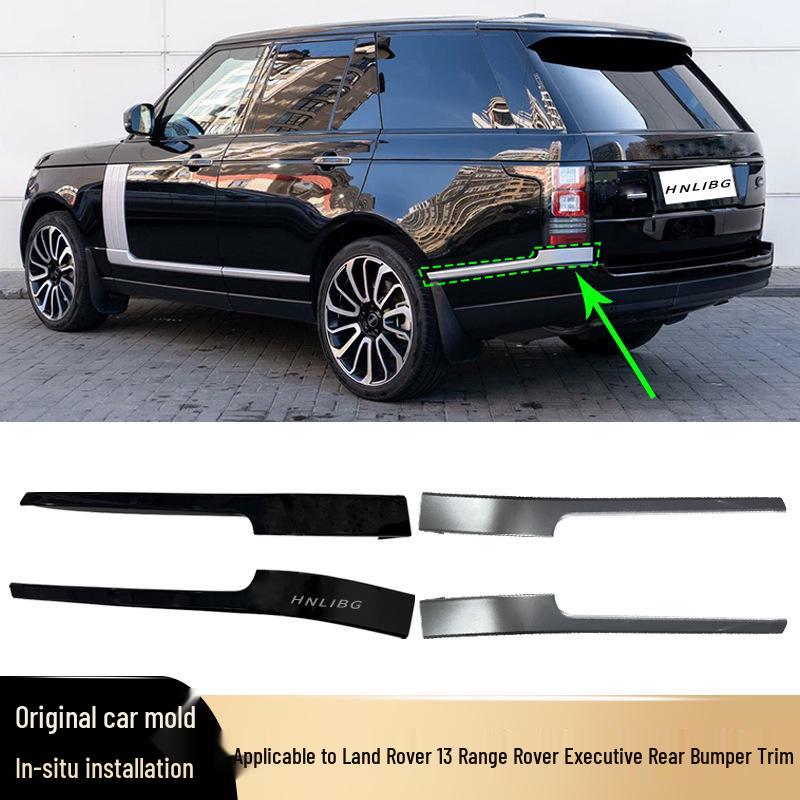

Fits Land Rover Range Rover Executive 2013 Rear Bumper Trim: LR037929, LR076518, LR037928 Left серебряный