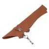 Archery Arrow Quiver PU Leather Vintage Lightweight Arrow Holder Bag with Metal Buckle for Outdoor