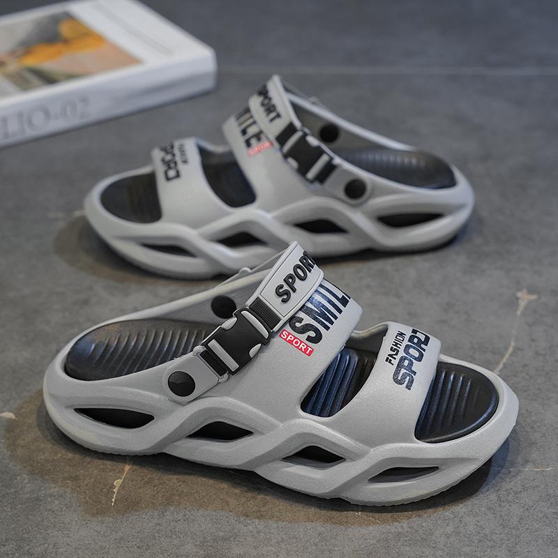 Fashion 2025 Men's Outdoor Sandals Slippers Beach Comfortable Soft Sole Slide Clogs Casual Shoes Men Women Beach Sandals Big Size 39-45