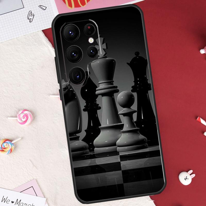 Chess Case For Samsung Galaxy S24 FE S20 FE S21 S22 S23 S25 S26 Ultra S10 Plus S25 FE Cover Shell