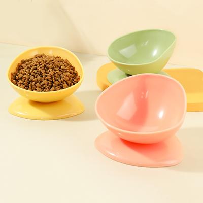 Pet Food Bowl Tilt High Bottom Neck Protector Antichoking Dog and Cat Water Bowl Antidumping Dog Feeding Supplies