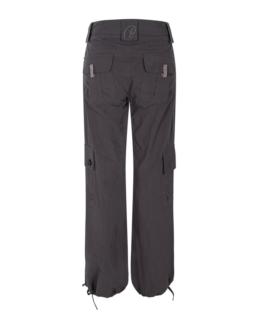 Peullijeunopallou Ethan Pocket Cargo Pants (Charcoal)