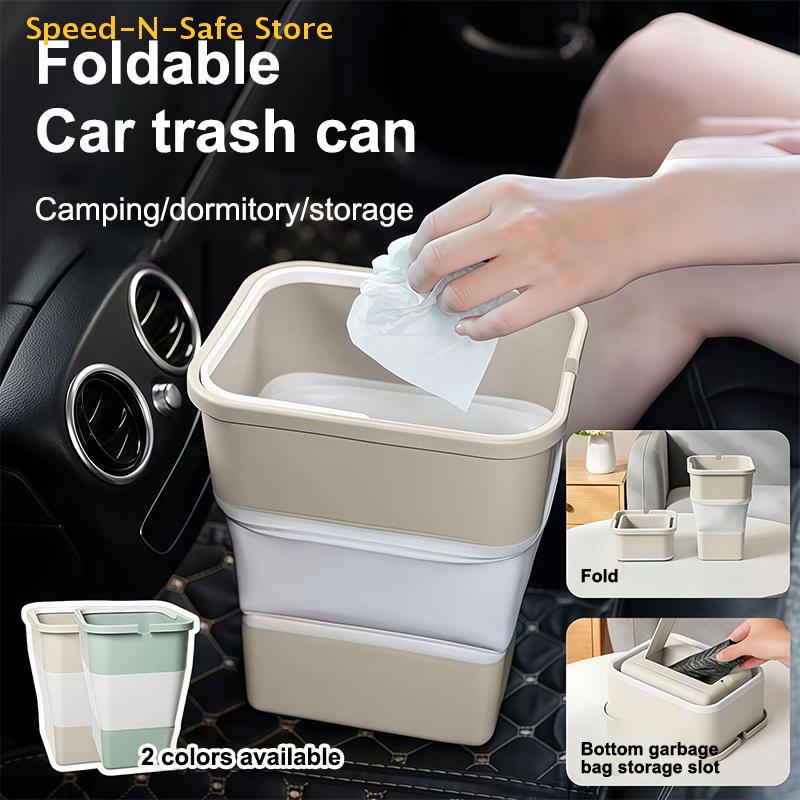 Faltbarer Auto-Mülleimer Leicht Wasserdicht Auto-Innenraum-Organizer zur Müllaufbewahrung Perfekt für Outdoor-Abenteuer