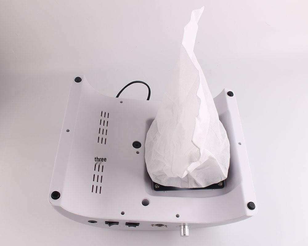 Portable 3-in-1 Desktop Manicure Tool: Grinder, Polisher, and Dust Suction with Lighting