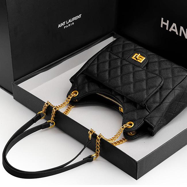 Fashionable ladies chain bag, small fragrant rhombus style shoulder bag, crossbody bag
