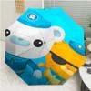 The Octonauts7 Print Automatic Umbrella, 8 Rib Iron Frame, Plastic Handle, Suitable for Outdoor Travel &Daily , Ideal Gift