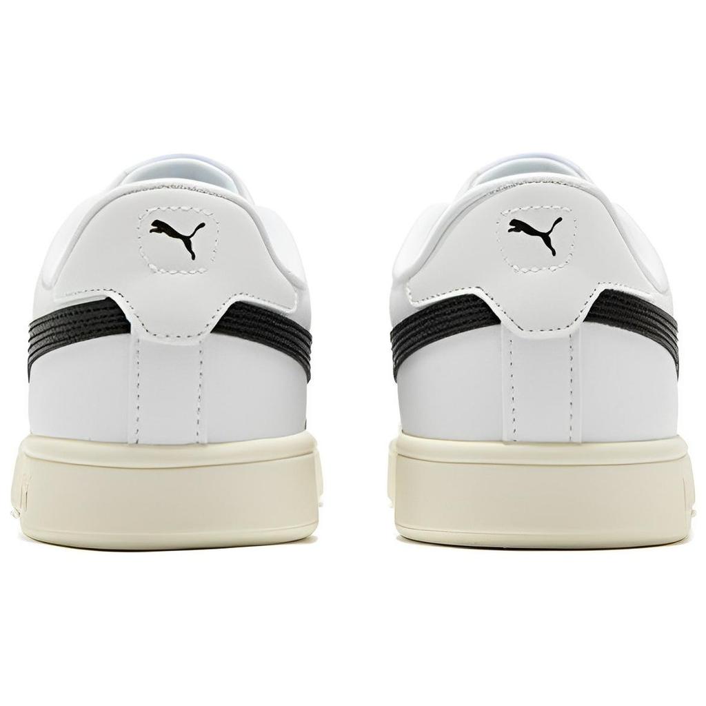 Puma Smash 3.0 Abrasion Resistant Low Top Skateboard Shoes Unisex White Black 390987-03