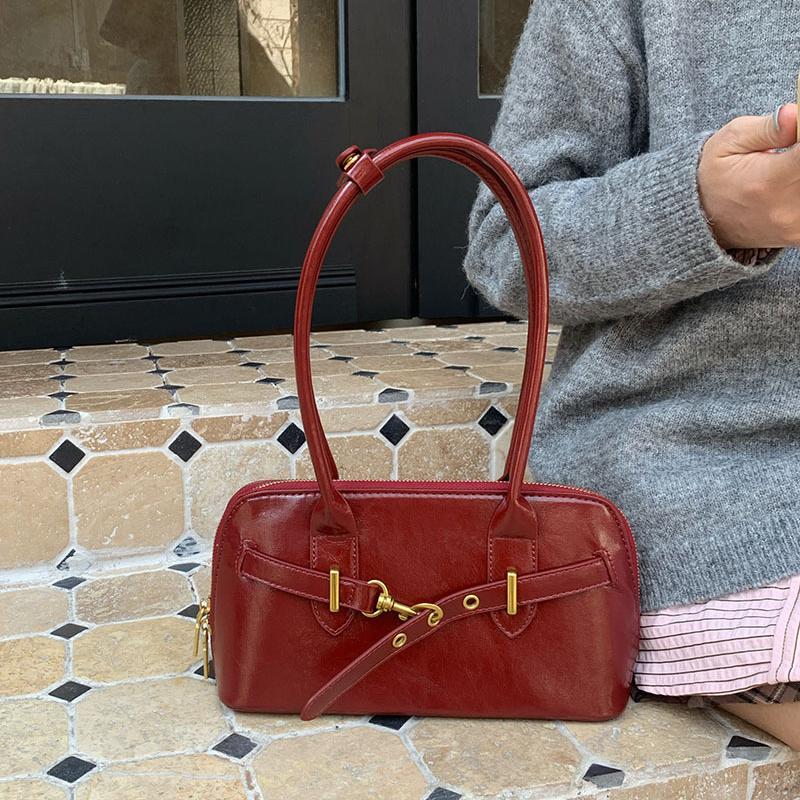 

FLYING STARS Handheld Underarm Bag Korean PU Leather Women s Bag With Niche Design Single Shoulder Wallet 26cmX13cmX8.5cm