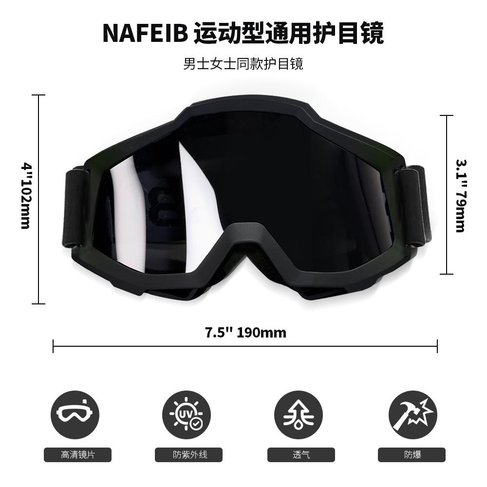 Motorrad-Offroad-Brille, Helm, High-Definition-Brille, winddichte Schutzausrüstung für den Außenbereich, Unisex-Sportausrüstung