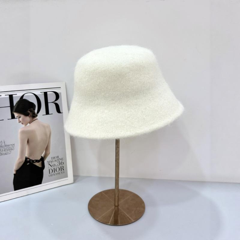 25 début d'automne nouveau chapeau bob en laine pour femme hiver tempérament simple et élégant couleur unie chapeau cloche chaud chapeau bob tendance