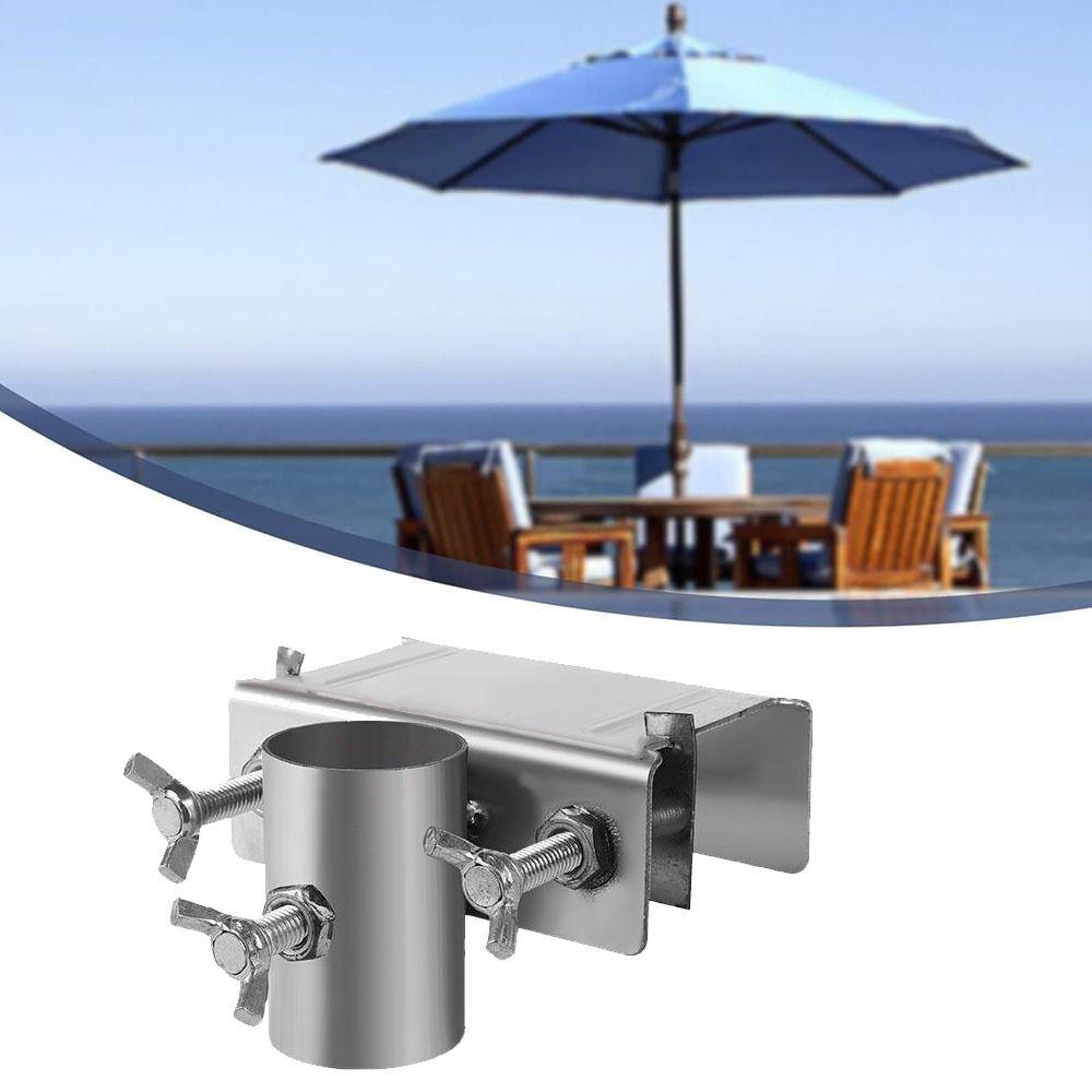 Anti-rust Umbrella Clamp Bracket Water-proof Deck Umbrella Mount Parasol Fixing Clip  Chair