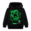 Dětská mikina Tepláková souprava Creeper Chlapecká mikina Kalhoty 2dílná sada Minecraft HD potisk Hra Dětská mikinová souprava Chlapec Dívka Mikinová souprava Polyester