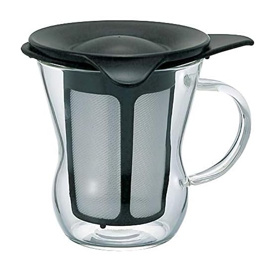 HARIO One Cup Tea Maker 200ml Black OTM-1B