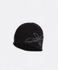 YUNE Stitched Flower Beanie_[Black]