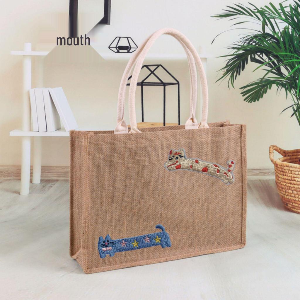 Cute Long Cat Cartoon Embroidery Patch - DIY Iron-On Self-Adhesive Clothing Accessory