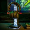 Desktop Gaming Headset Hanger Bracket RGB Headphone Holder Stand with 2 USB Charger Ports Earphone Rack For PUBG Computer Gamer