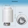 Smart   Valve Thermostat Controller, Wireless Control Timing Function for Home, The temperature adjustment is very sy with rotating knob, while