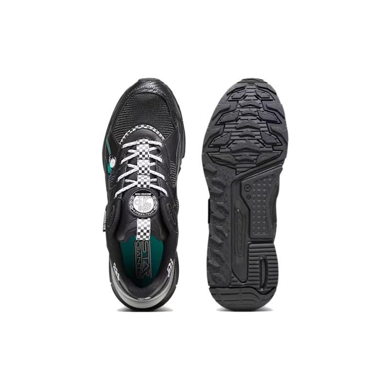 Mercedes-AMG Petronas Motorsport X Puma Mirage Sport Asphalt Garage Crews Unisex Sneakers Black Spectra-Green 307847-01