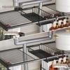 Retractable Under-Sink Organizer: Pull-Out Drawer & Storage Rack for Pots and Pans
