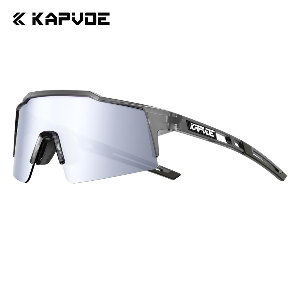 Kapvoe 4lens Cycling Glasses Sunglasses Cycling Goggles Outdoor UV400 Sports Protection MTB Road Mountain Bicycle Drive 4lens