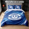 Millwall Football Design Bed Bedding Set 1 Duvet Cover + 2 Pillowcases Soft Breathable Household Bed Linens