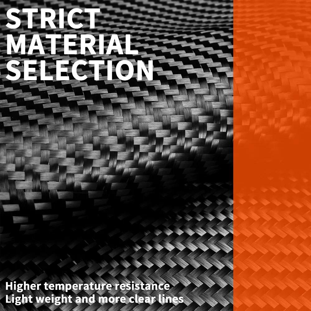 Carbon Fiber Headlight Switch Control Frame Sticker Anti-scratch Easy To Install Stickers for VW Golf 6 R MK6 Scirocco 09-16