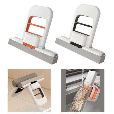 Mini Self Wringing Compact Mop with Squeeze Bar Kitchen Counters Mop Strong Absorption for Tight Corners Multipurpose Hanging Design